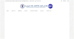 Desktop Screenshot of local195.org